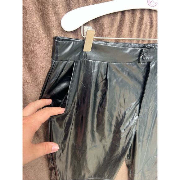 Halston Black Ankle Length Straight Leg Pants Woman’s Size XL NEW MSRP $89 - Picture 5 of 16